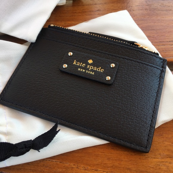 Kate Spade Card Wallet Holder Pink or Black - Picture 6 of 8